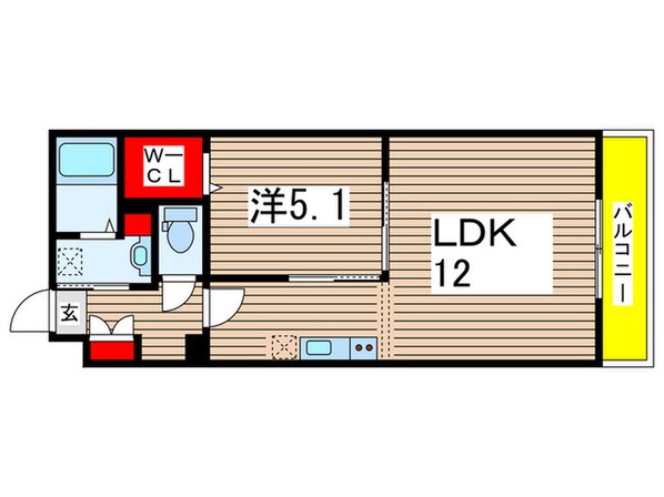 ミリアビタ大森台の物件間取画像